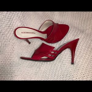 BCBGMAXARIA red heels. Size 7. Great condition.